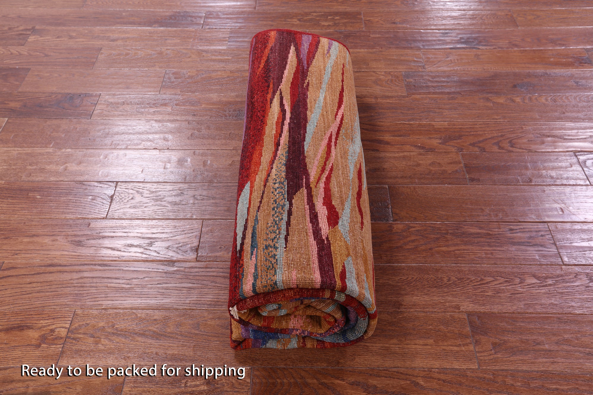 Tribal Persian Gabbeh Handmade Wool Rug - 5' 9" X 8' 10" - Golden Nile