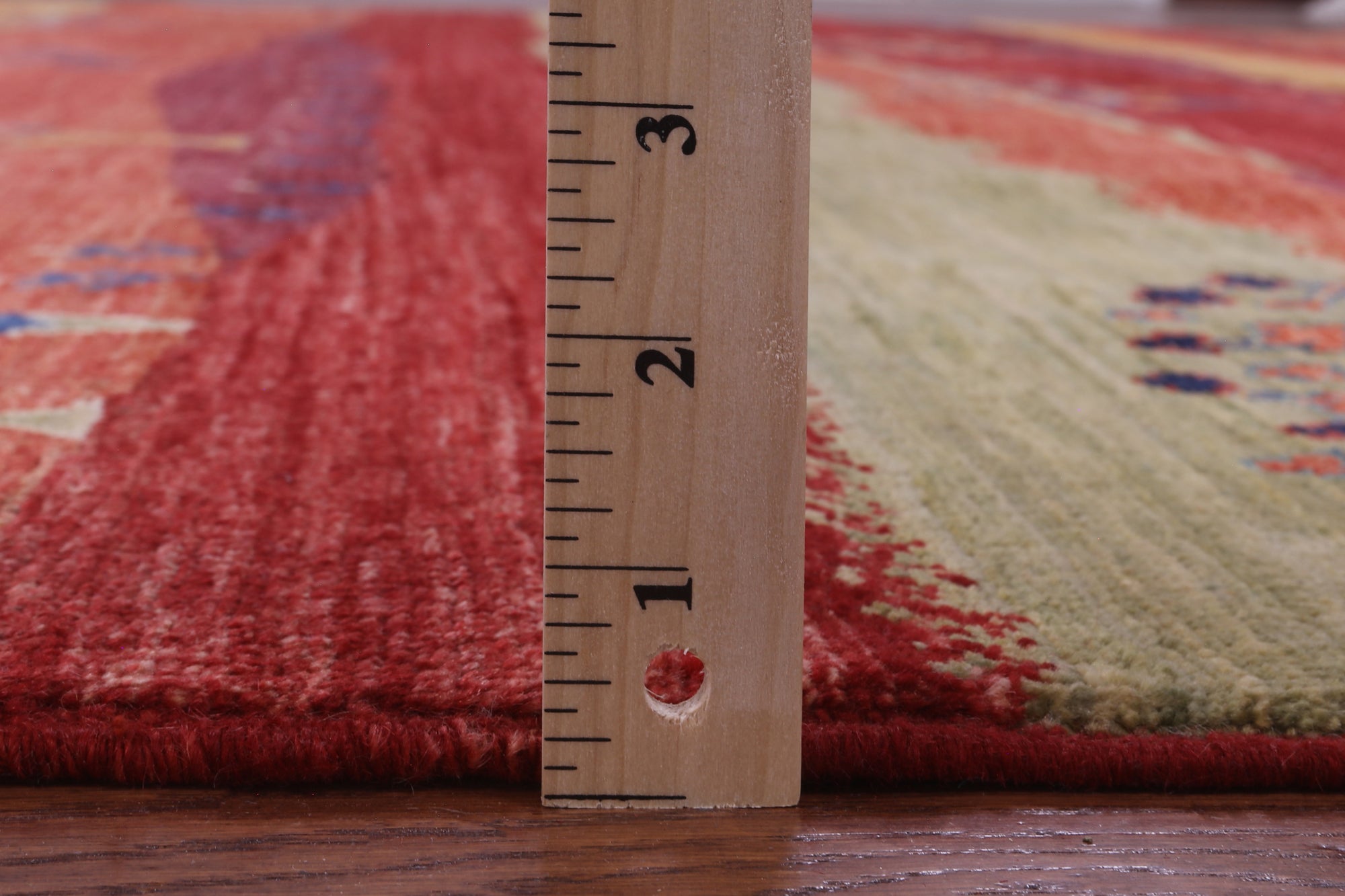 Persian Tribal Gabbeh Handmade Wool Rug - 9' 8" X 13' 5" - Golden Nile
