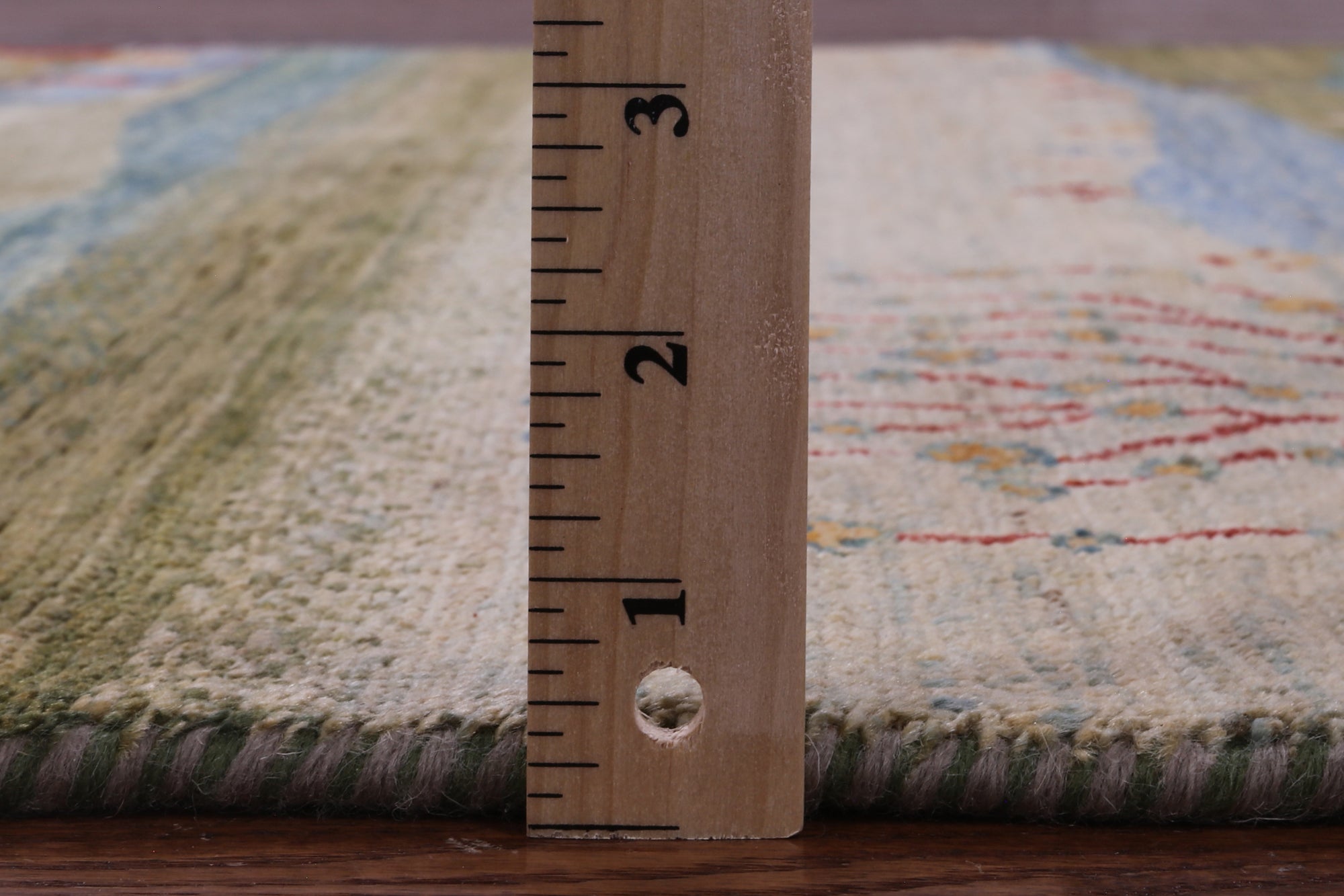 Tribal Persian Gabbeh Hand Knotted Wool Rug - 4' 0" X 5' 10" - Golden Nile