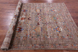 Peshawar Hand Knotted Wool Rug - 5' 7" X 8' 1" - Golden Nile