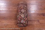 Brown Peshawar Hand Knotted Wool Rug - 5' 8" X 8' 1" - Golden Nile