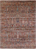 Peshawar Hand Knotted Wool Rug - 5' 8" X 7' 7" - Golden Nile