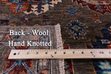 Turkmen Ersari Handmade Wool Rug - 5' 1" X 6' 7" - Golden Nile