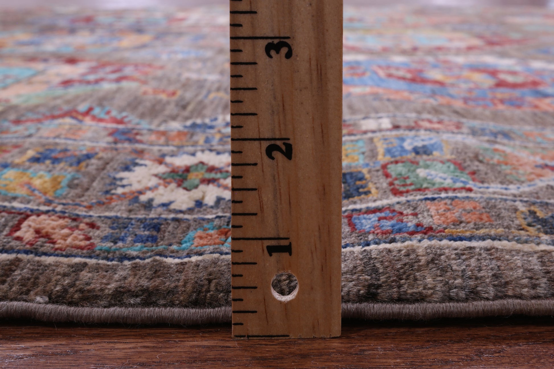 Turkmen Ersari Handmade Wool Rug - 5' 1" X 6' 7" - Golden Nile