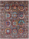Turkmen Ersari Handmade Wool Rug - 5' 1" X 6' 7" - Golden Nile