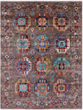 Turkmen Ersari Handmade Wool Rug - 5' 1" X 6' 7" - Golden Nile