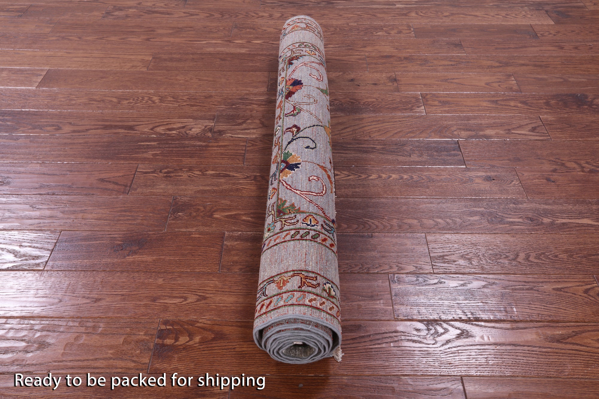Peshawar Hand Knotted Wool Rug - 4' 1" X 5' 11" - Golden Nile