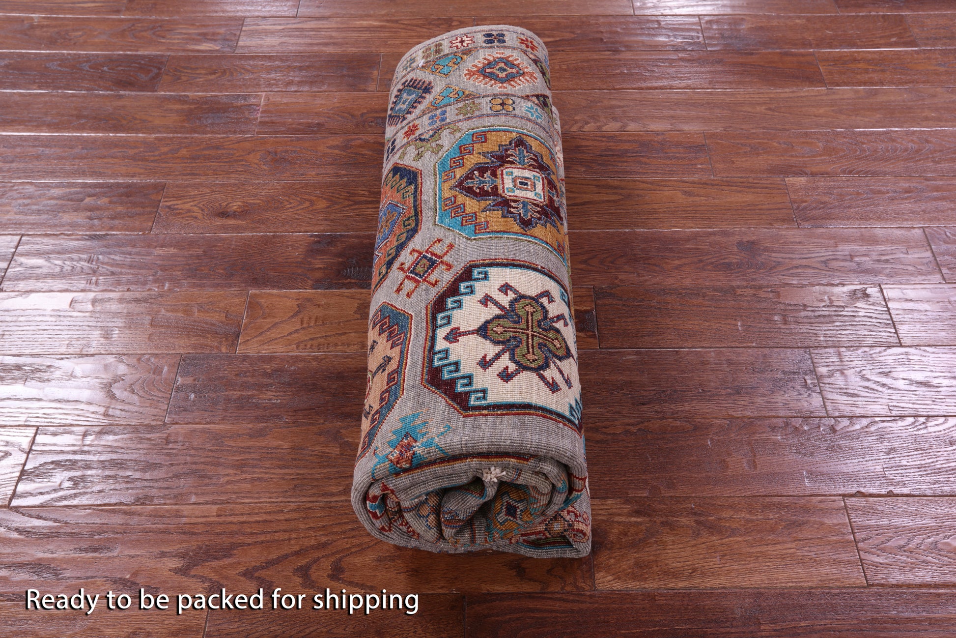 Turkmen Ersari Hand Knotted Wool Rug - 5' 7" X 8' 3" - Golden Nile