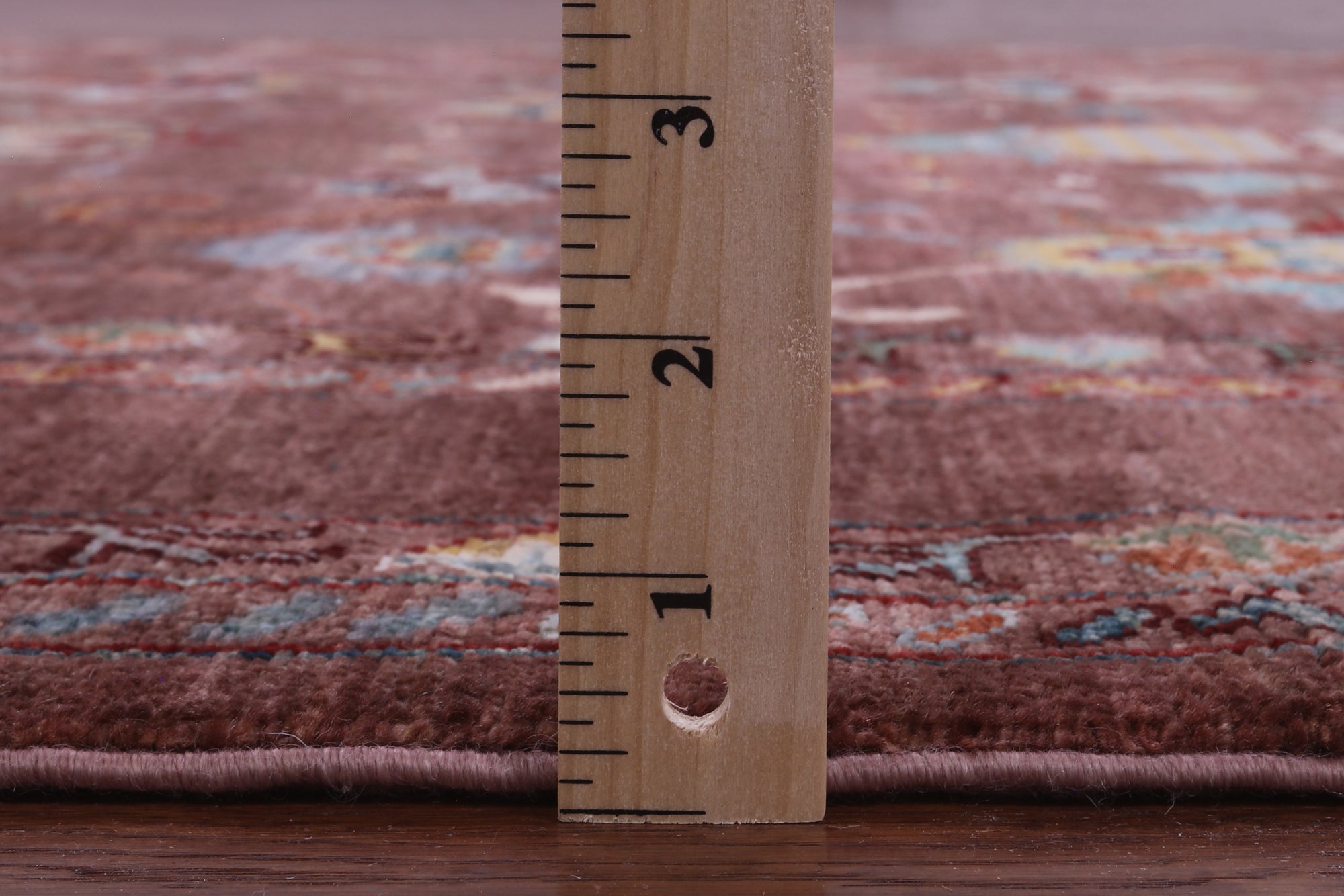 Brown Peshawar Hand Knotted Wool Rug - 5' 1" X 6' 9" - Golden Nile