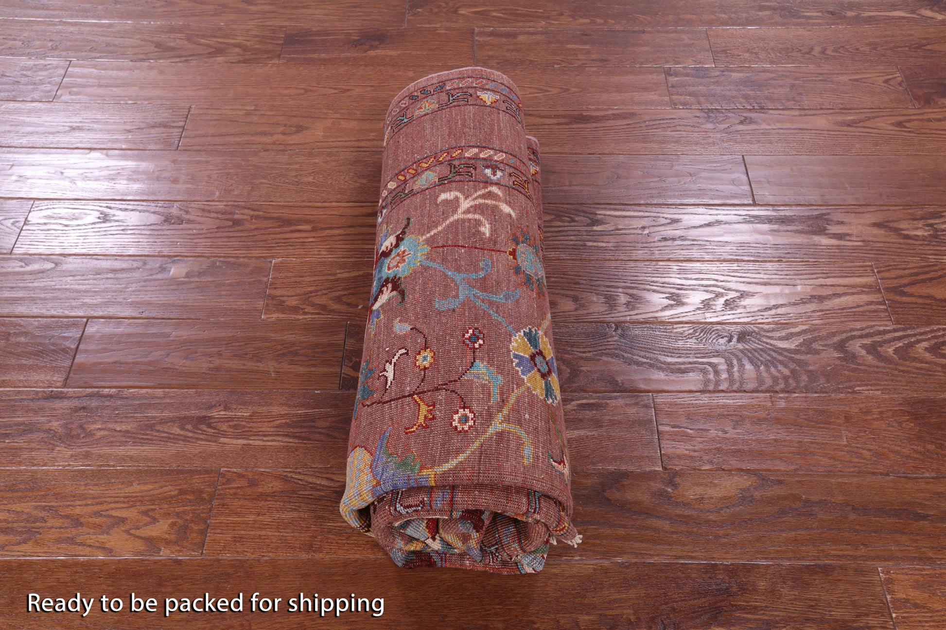 Brown Peshawar Hand Knotted Wool Rug - 5' 1" X 6' 9" - Golden Nile