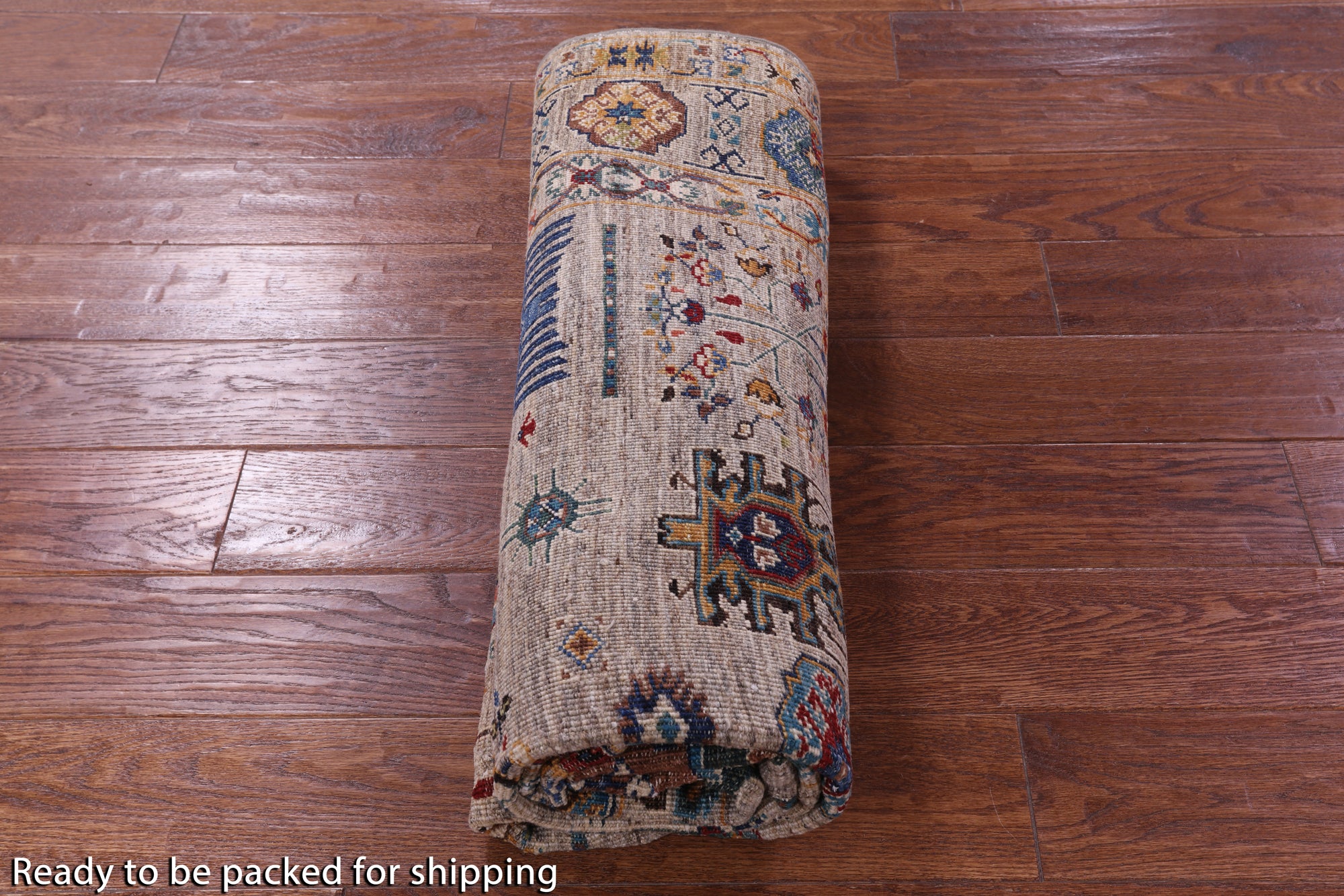 Turkmen Ersari Hand Knotted Wool Rug - 5' 0" X 6' 8" - Golden Nile