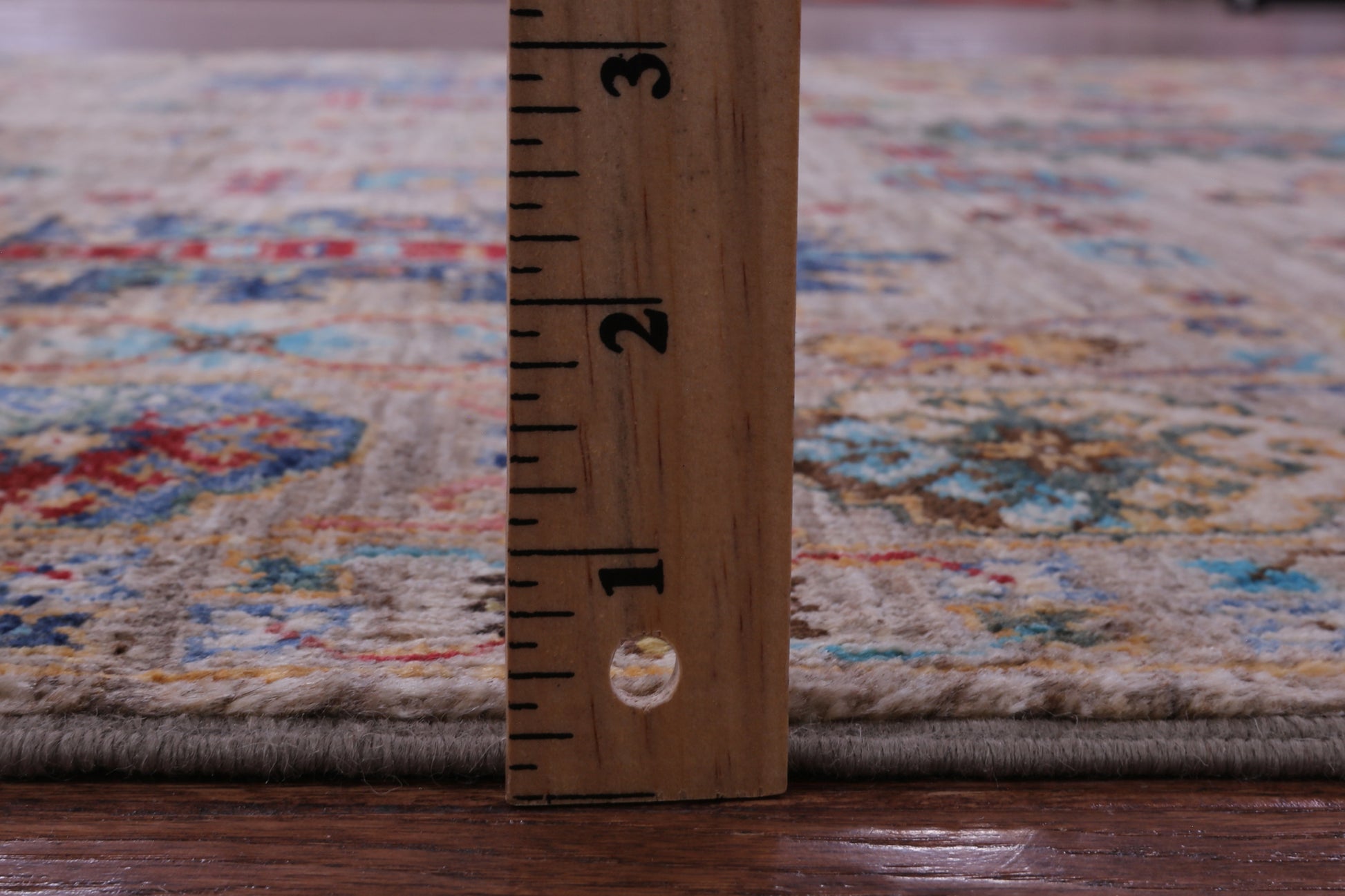 Turkmen Ersari Hand Knotted Wool Rug - 5' 0" X 6' 8" - Golden Nile