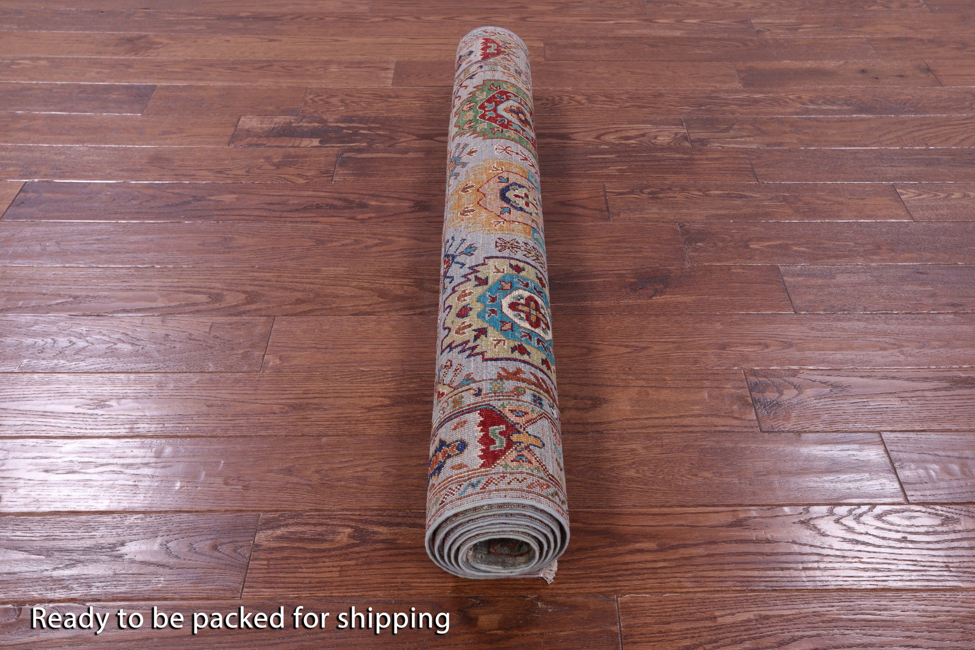 Turkmen Ersari Handmade Wool Rug - 4' 0" X 5' 11" - Golden Nile
