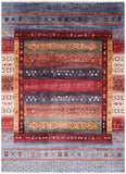 Persian Tribal Gabbeh Hand Knotted Wool Rug - 4' 10" X 6' 8" - Golden Nile