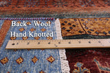 Persian Tribal Gabbeh Hand Knotted Wool Rug - 4' 10" X 6' 8" - Golden Nile