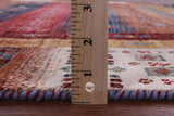 Persian Tribal Gabbeh Hand Knotted Wool Rug - 4' 10" X 6' 8" - Golden Nile