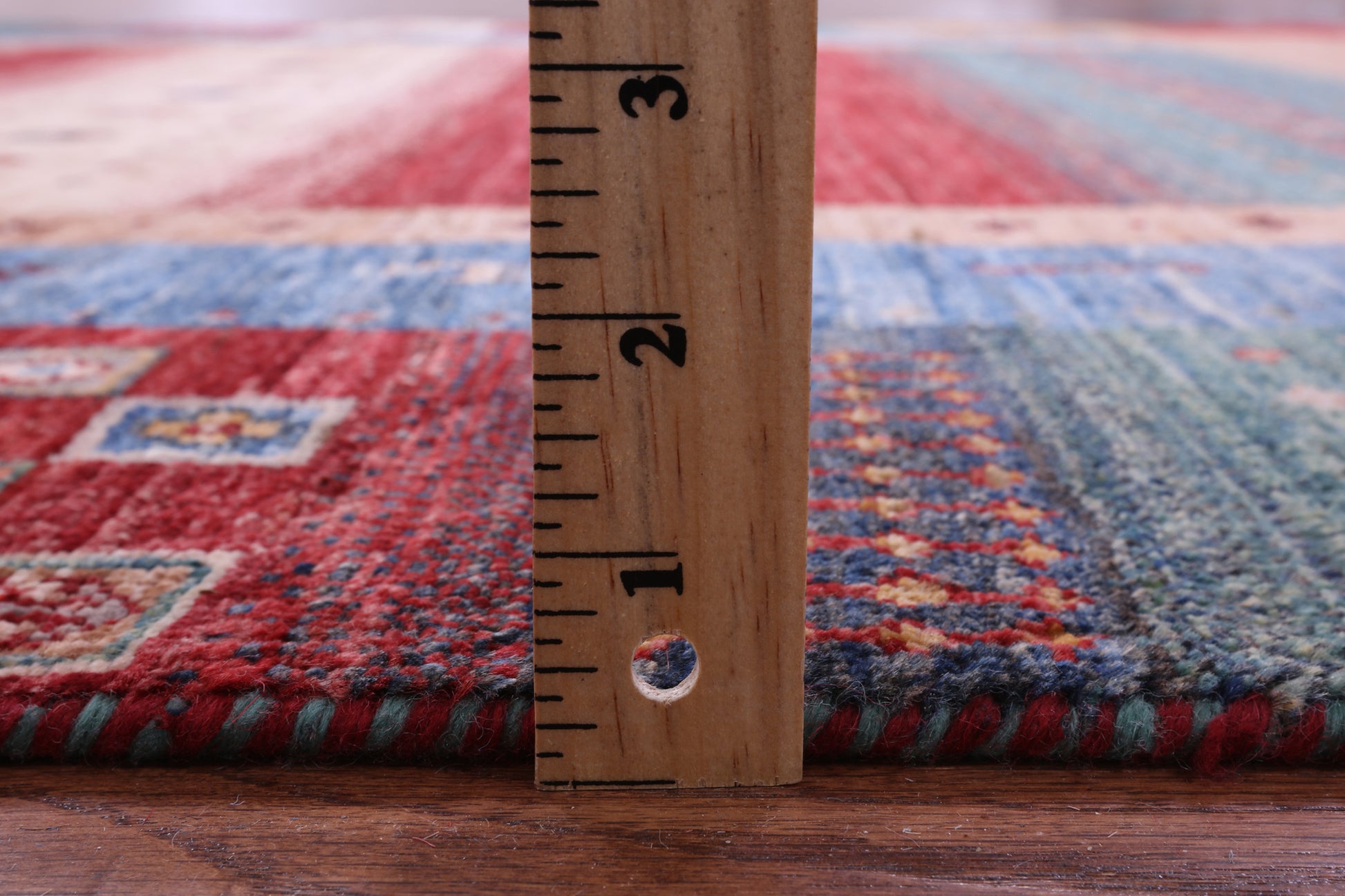 Tribal Persian Gabbeh Hand Knotted Wool Rug - 5' 8" X 8' 0" - Golden Nile