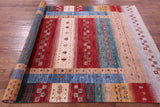 Tribal Persian Gabbeh Hand Knotted Wool Rug - 5' 8" X 8' 0" - Golden Nile