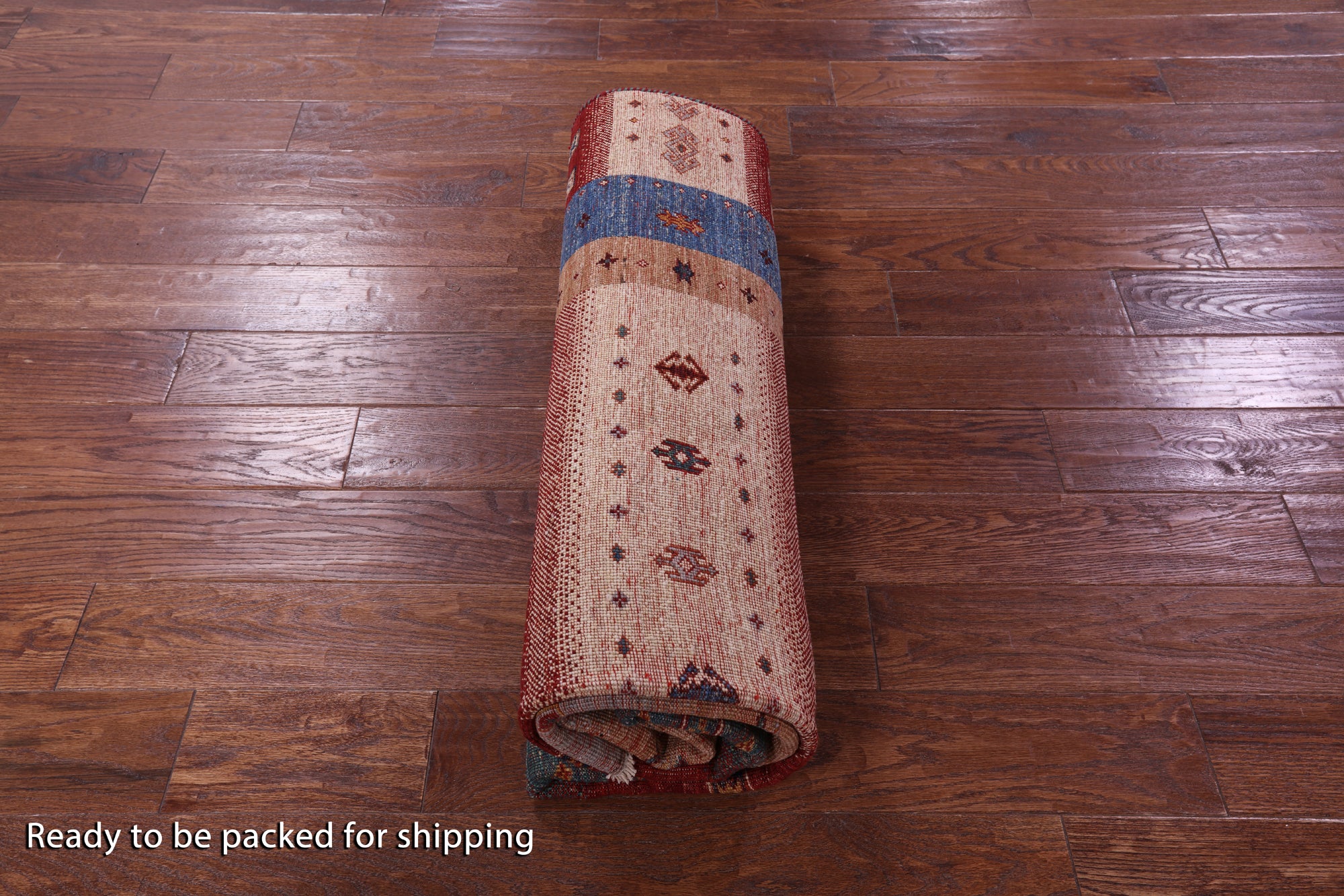 Tribal Persian Gabbeh Hand Knotted Wool Rug - 5' 8" X 8' 0" - Golden Nile