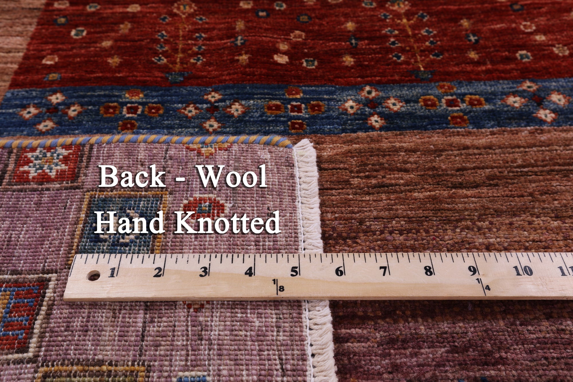 Persian Tribal Gabbeh Hand Knotted Wool Rug - 5' 9" X 7' 10" - Golden Nile