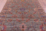 Peshawar Hand Knotted Wool Rug - 6' 6" X 9' 5" - Golden Nile