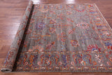 Peshawar Hand Knotted Wool Rug - 6' 6" X 9' 5" - Golden Nile
