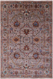 Peshawar Handmade Wool Rug - 6' 10" X 9' 11" - Golden Nile