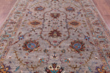 Peshawar Handmade Wool Rug - 6' 10" X 9' 11" - Golden Nile