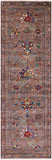 Peshawar Hand Knotted Wool Runner Rug - 2' 9" X 8' 3" - Golden Nile