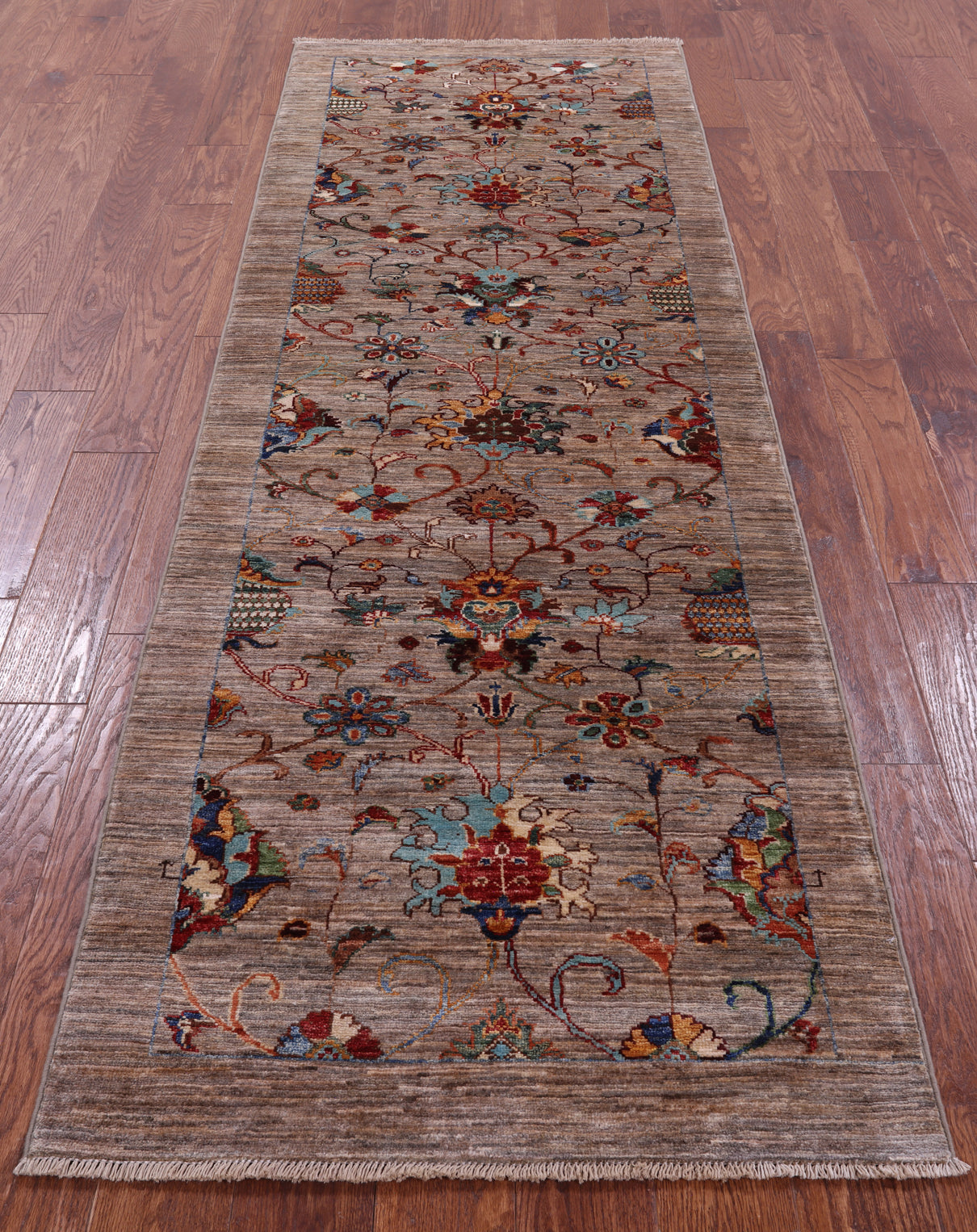 Peshawar Handmade Wool Runner Rug - 2' 10" X 8' 6" - Golden Nile