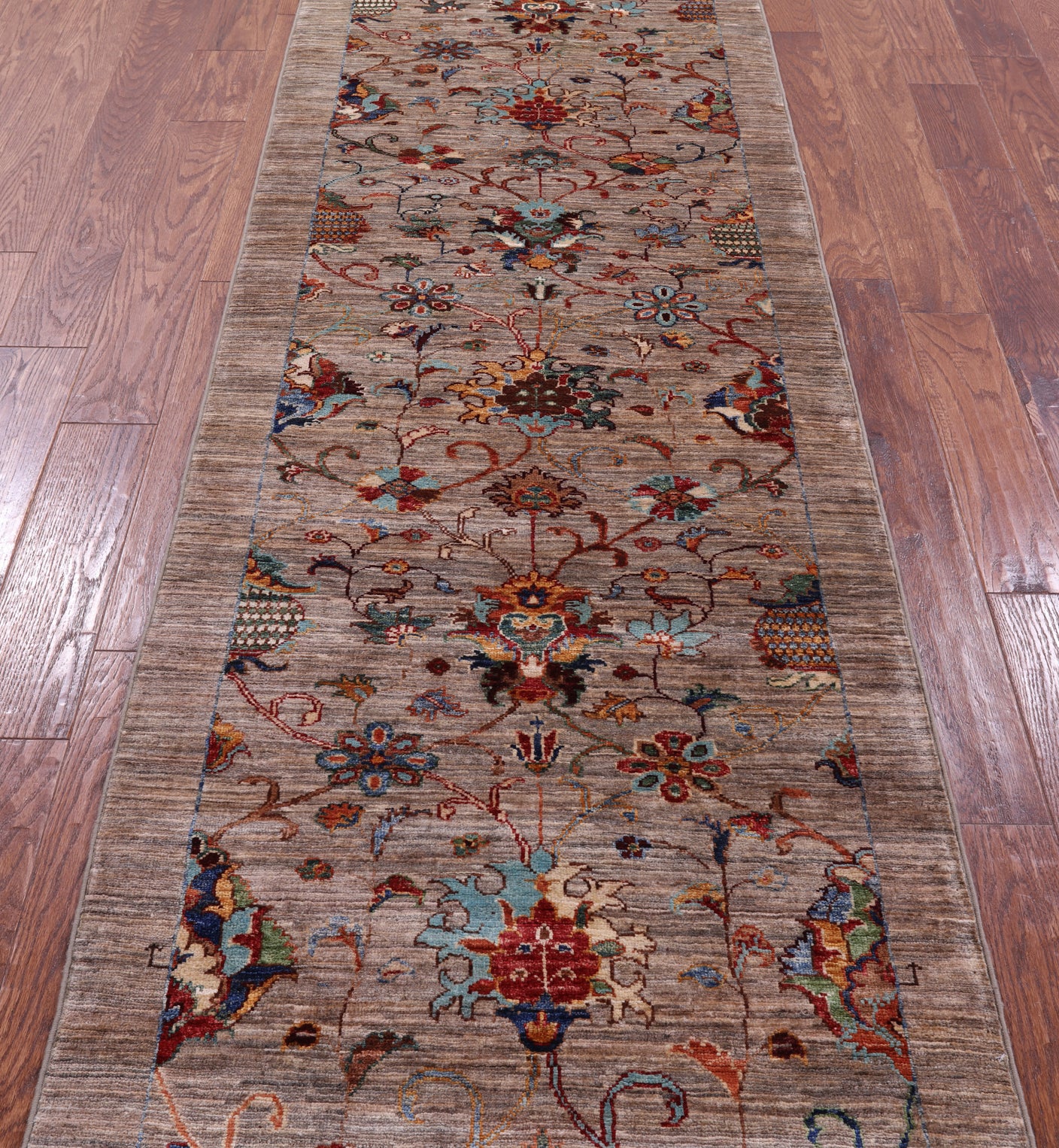 Peshawar Handmade Wool Runner Rug - 2' 10" X 8' 6" - Golden Nile