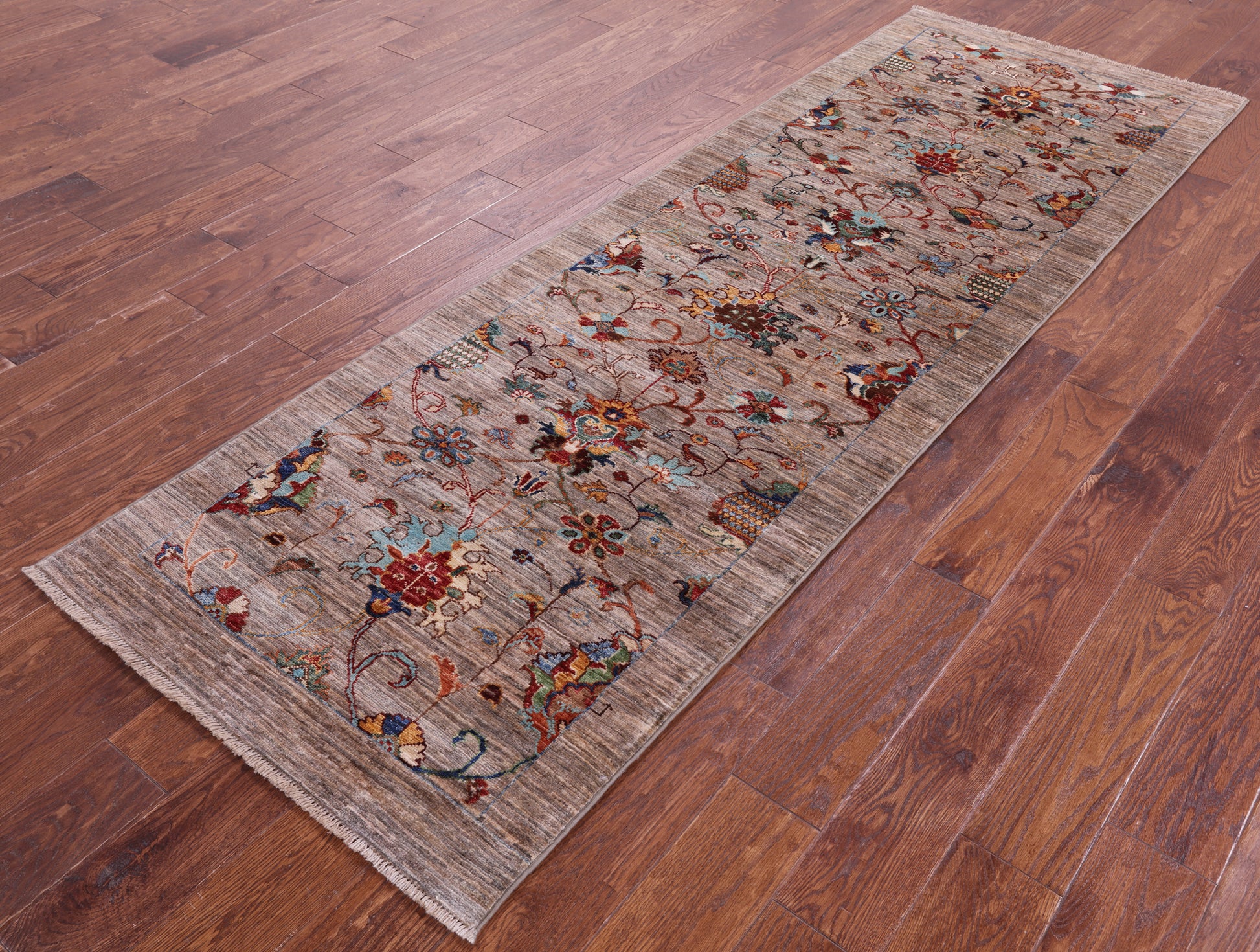 Peshawar Handmade Wool Runner Rug - 2' 10" X 8' 6" - Golden Nile