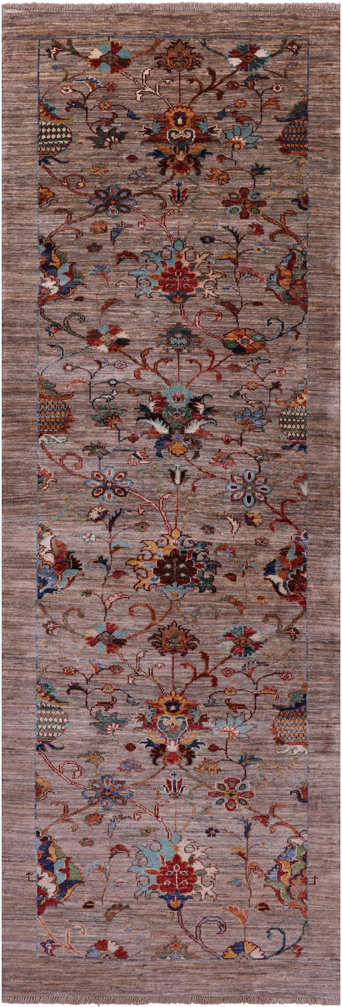 Peshawar Handmade Wool Runner Rug - 2' 10" X 8' 6" - Golden Nile
