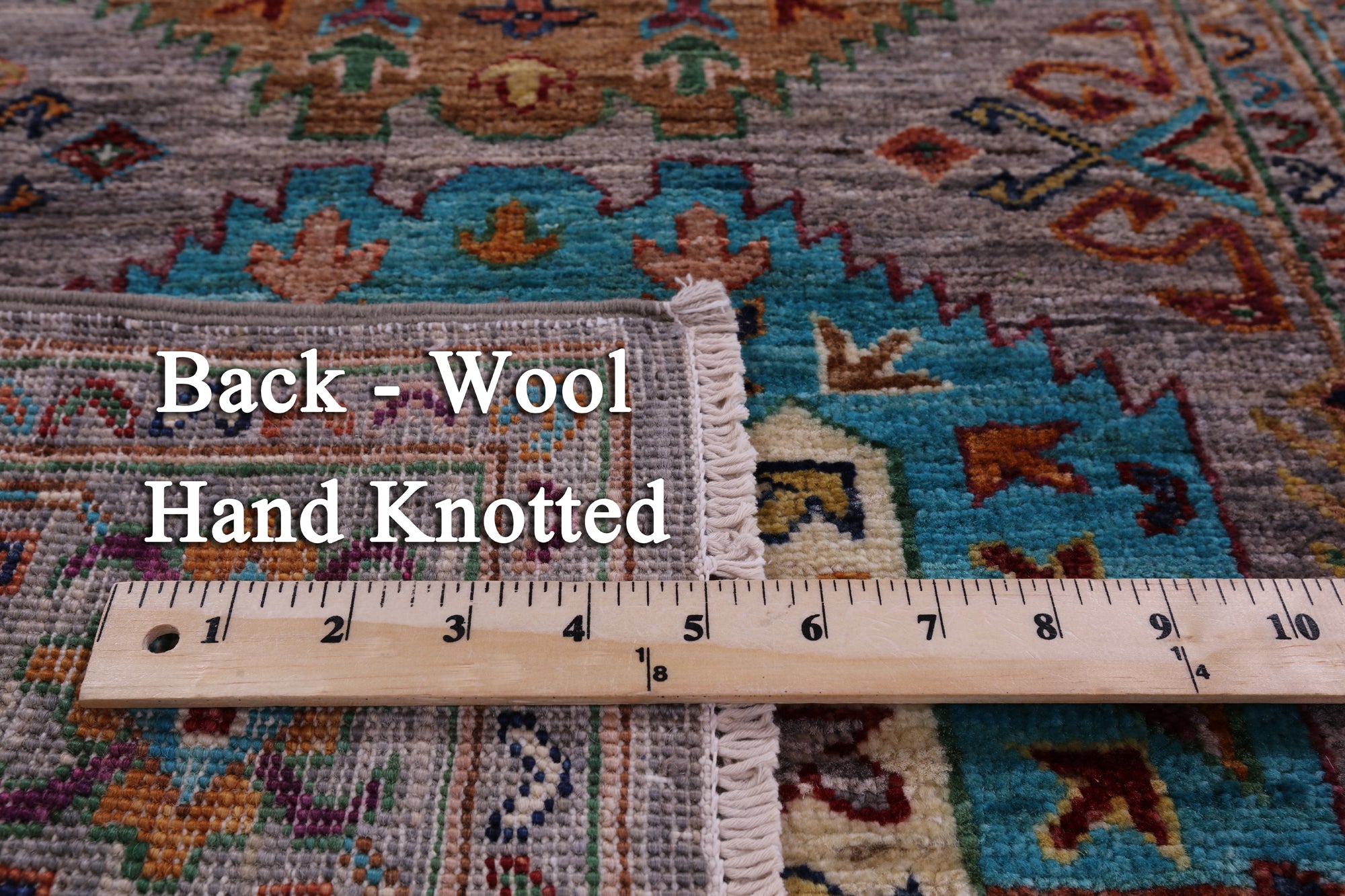 Turkmen Ersari Handmade Wool Runner Rug - 2' 9" X 9' 7" - Golden Nile