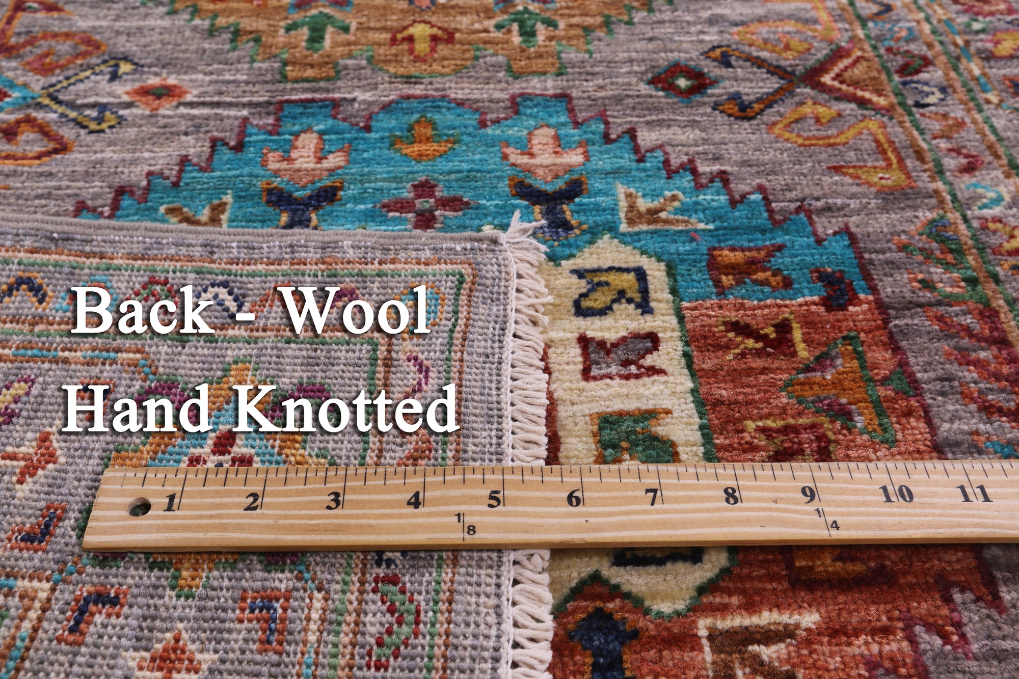 Turkmen Ersari Hand Knotted Wool Runner Rug - 2' 9" X 9' 7" - Golden Nile