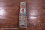 Turkmen Ersari Hand Knotted Wool Runner Rug - 2' 9" X 9' 7" - Golden Nile
