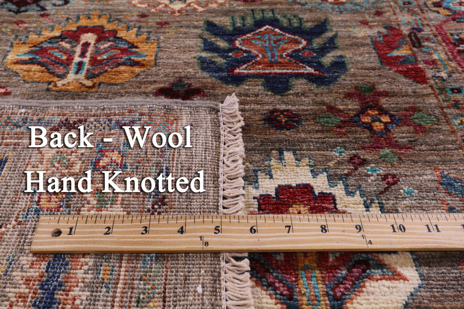 Turkmen Ersari Hand Knotted Wool Runner Rug - 2' 8" X 7' 6" - Golden Nile