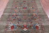 Peshawar Handmade Wool Rug - 5' 7" X 8' 5" - Golden Nile