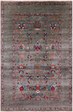 Peshawar Handmade Wool Rug - 5' 7" X 8' 5" - Golden Nile
