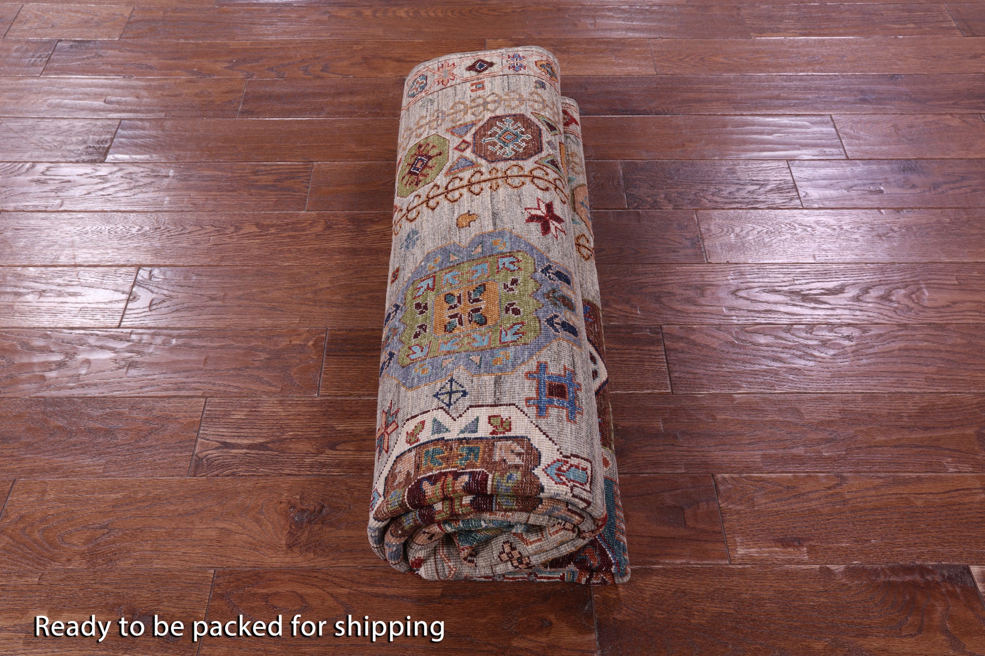 Turkmen Ersari Hand Knotted Wool Rug - 5' 7" X 8' 1" - Golden Nile