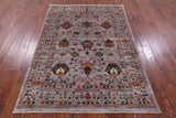 Peshawar Handmade Wool Rug - 4' 10" X 6' 9" - Golden Nile