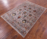 Peshawar Handmade Wool Rug - 4' 10" X 6' 9" - Golden Nile