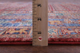 Antiqued Pazyryk Historical Design Hand Knotted Wool Rug - 6' 7" X 9' 8" - Golden Nile