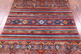 Khorjin Persian Gabbeh Hand Knotted Wool Rug - 4' 9" X 6' 5" - Golden Nile