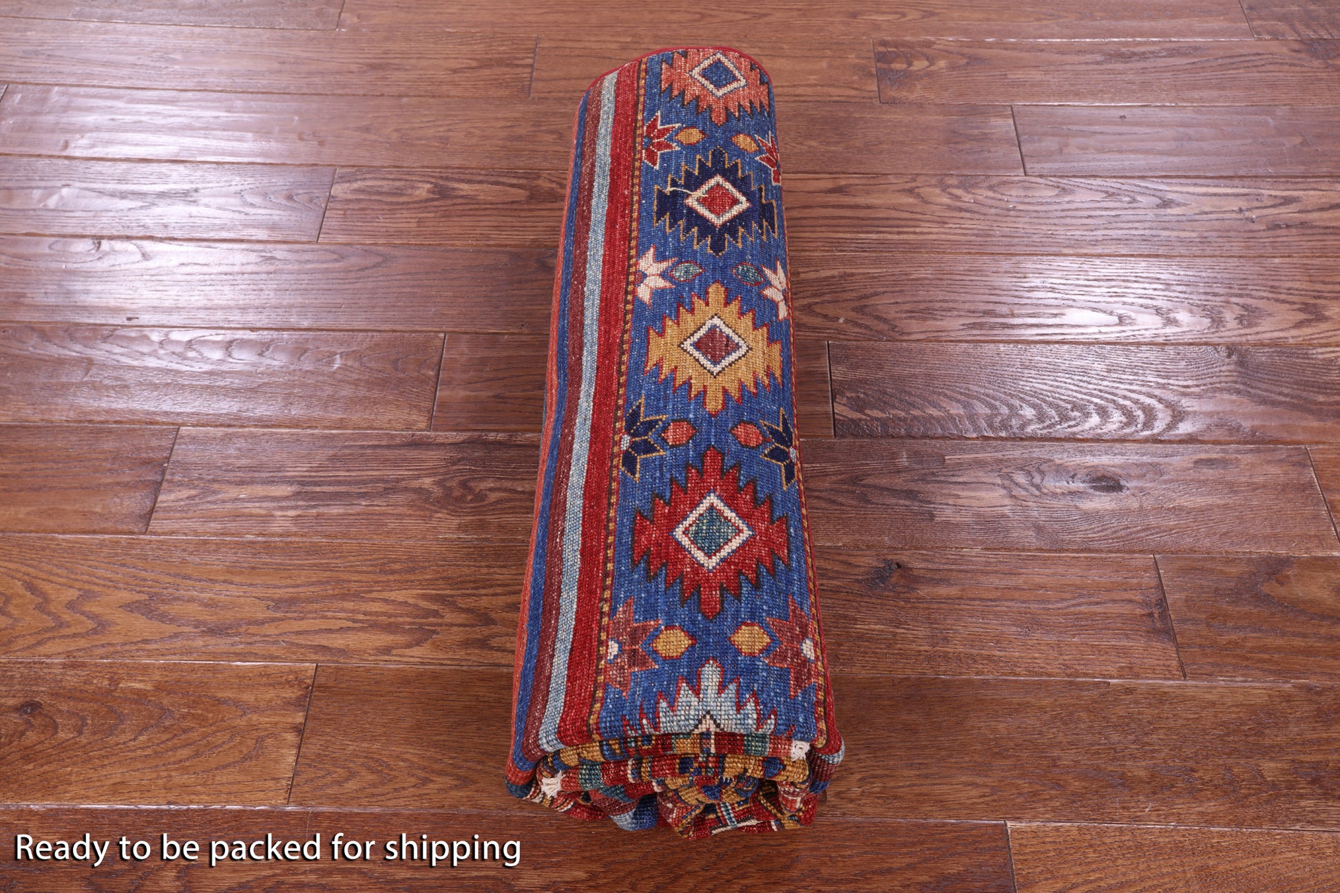 Khorjin Persian Gabbeh Hand Knotted Wool Rug - 4' 9" X 6' 5" - Golden Nile