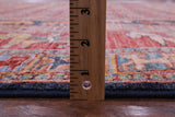 Antiqued Pazyryk Historical Design Hand Knotted Wool Rug - 8' 0" X 9' 7" - Golden Nile
