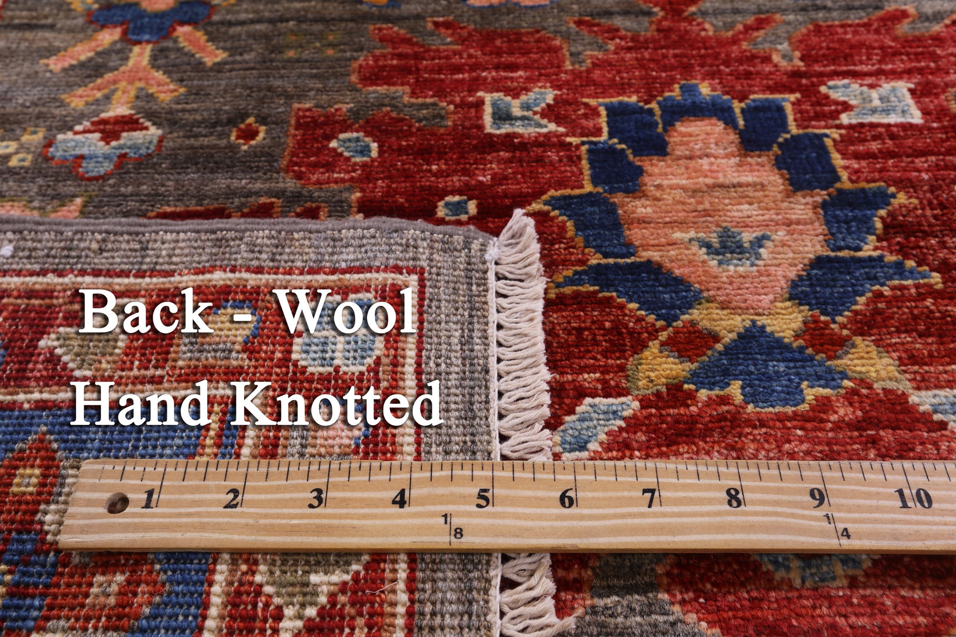 Persian Fine Serapi Hand Knotted Wool Rug - 3' 11" X 5' 11" - Golden Nile