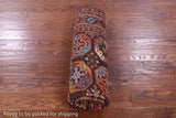 Brown Turkmen Ersari Hand Knotted Wool Rug - 5' 9" X 7' 10" - Golden Nile