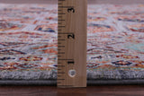 Grey Turkmen Ersari Hand Knotted Wool Rug - 5' 6" X 8' 2" - Golden Nile