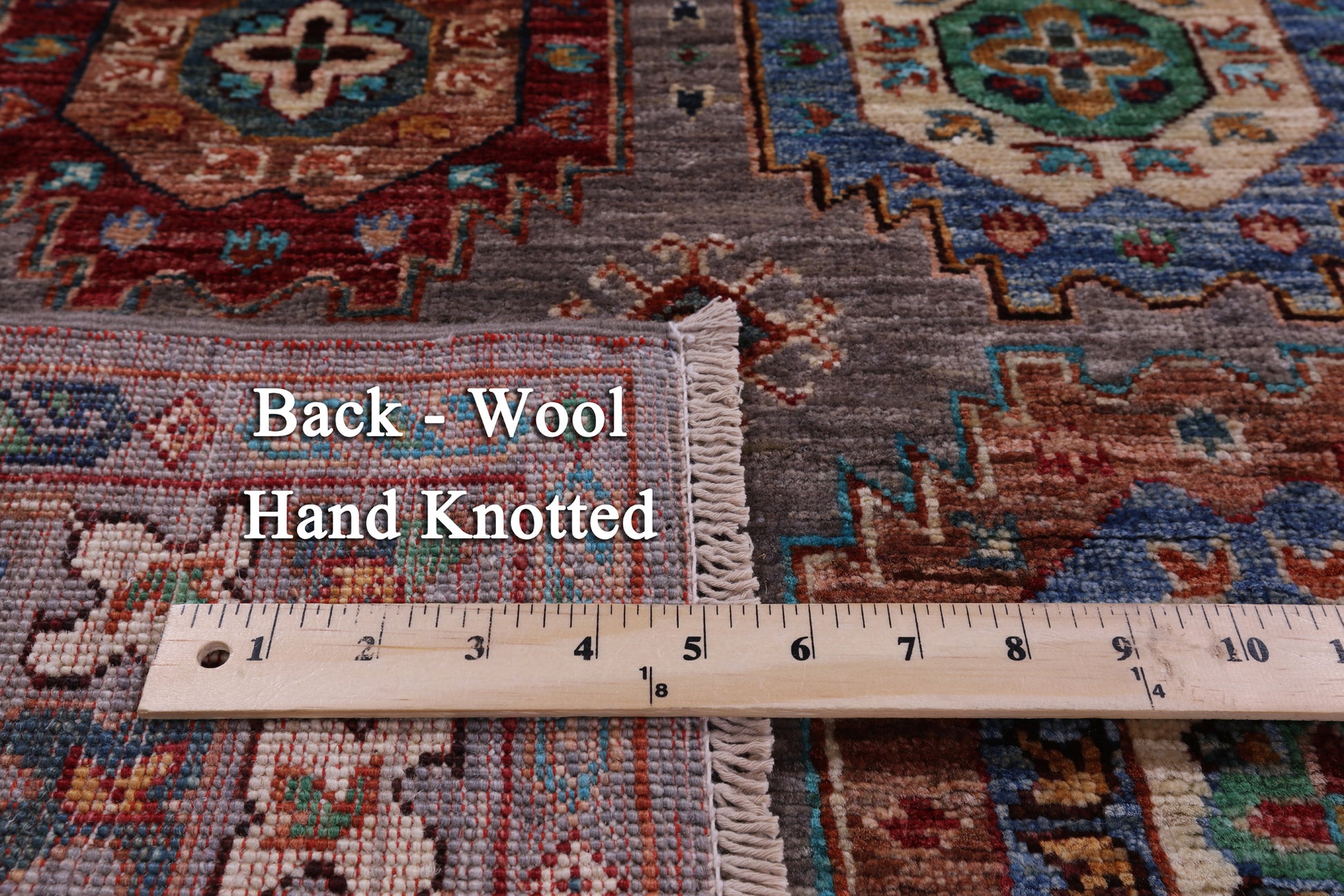 Turkmen Ersari Hand Knotted Wool Rug - 4' 3" X 6' 1" - Golden Nile
